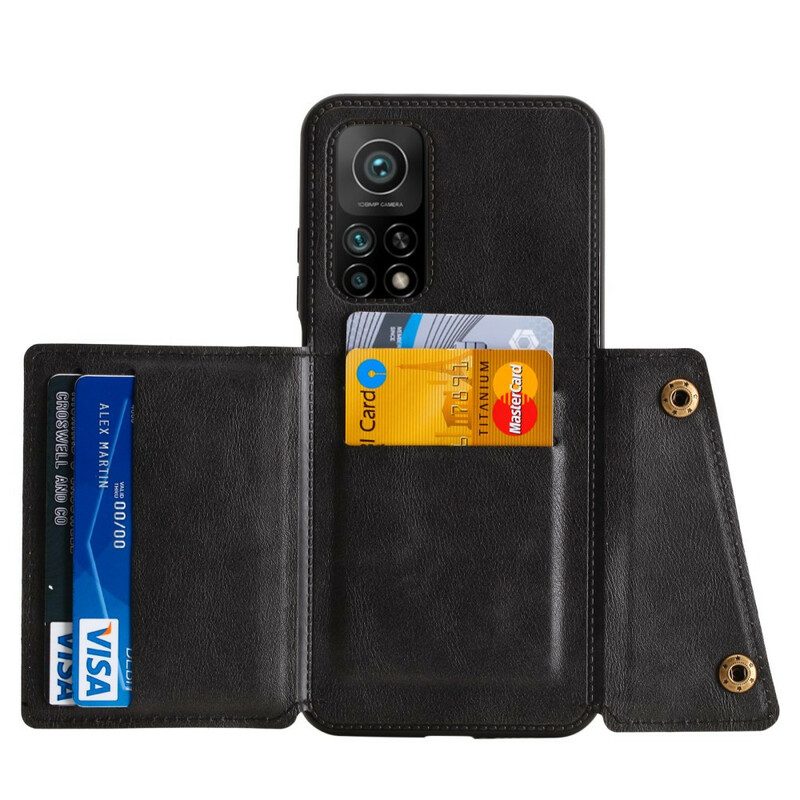 Skal För Xiaomi Mi 10T / 10T Pro Plånboksfodral Snap-plånbok