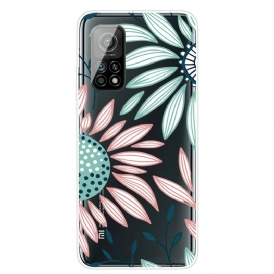 Skal För Xiaomi Mi 10T / 10T Pro Transparent En Blomma