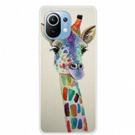 Skal För Xiaomi Mi 11 5G Färgglad Giraff