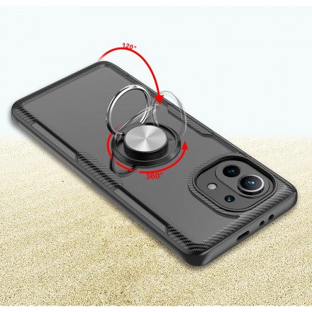 Skal För Xiaomi Mi 11 5G Kolfibermetallring