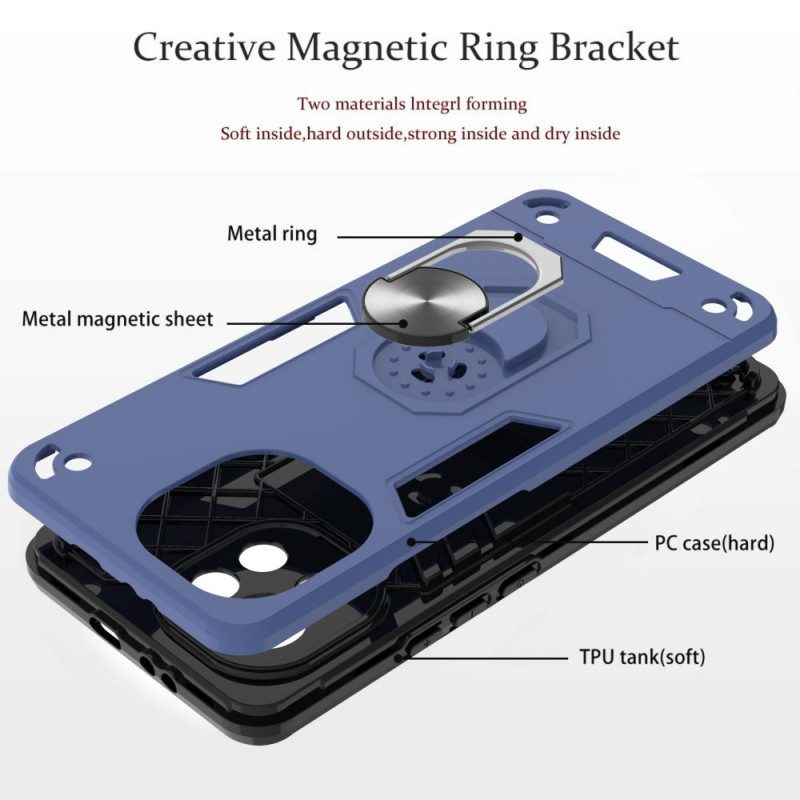 Skal För Xiaomi Mi 11 5G Lagtagbar Ring-stöd Metallic