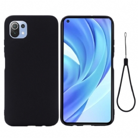 Skal För Xiaomi Mi 11 Lite 5G NE / Mi 11 Lite 4G / 5G Flytande Silikon Med Snodd