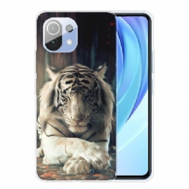 Skal För Xiaomi Mi 11 Pro Flexibel Tiger