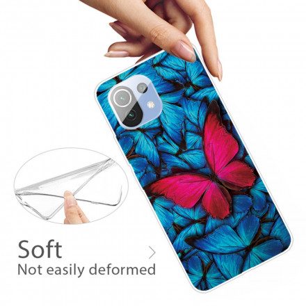 Skal För Xiaomi Mi 11 Pro Flexibla Fjärilar
