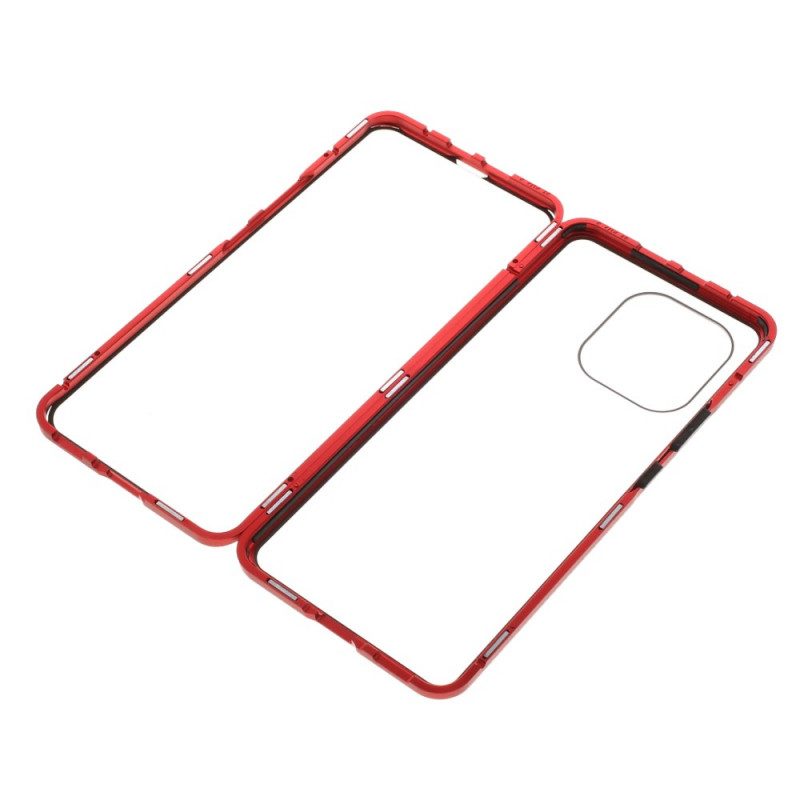 Skal För Xiaomi Mi 11 Pro Härdat Glas Och Metall Fram Och Bak
