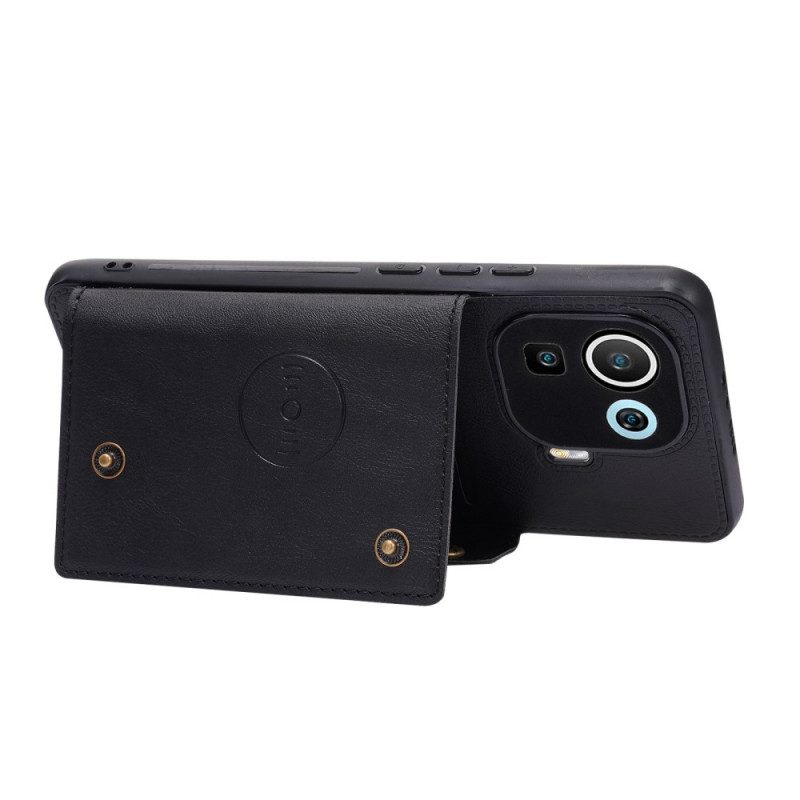 Skal För Xiaomi Mi 11 Pro Plånboksfodral Snap-plånbok