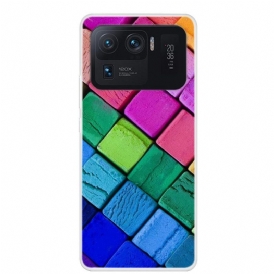 Skal För Xiaomi Mi 11 Ultra Färgade Kuber