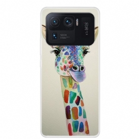 Skal För Xiaomi Mi 11 Ultra Färgglad Giraff