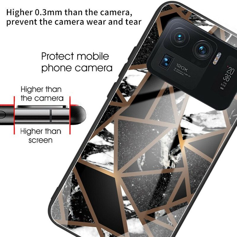 Skal För Xiaomi Mi 11 Ultra Marmor Härdat Glas