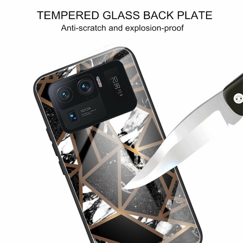 Skal För Xiaomi Mi 11 Ultra Marmor Härdat Glas