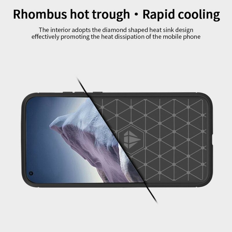 Skal För Xiaomi Mi 11 Ultra Mofi Borstad Kolfiber