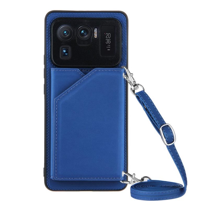 Skal För Xiaomi Mi 11 Ultra Multi-card Holder Lanyard