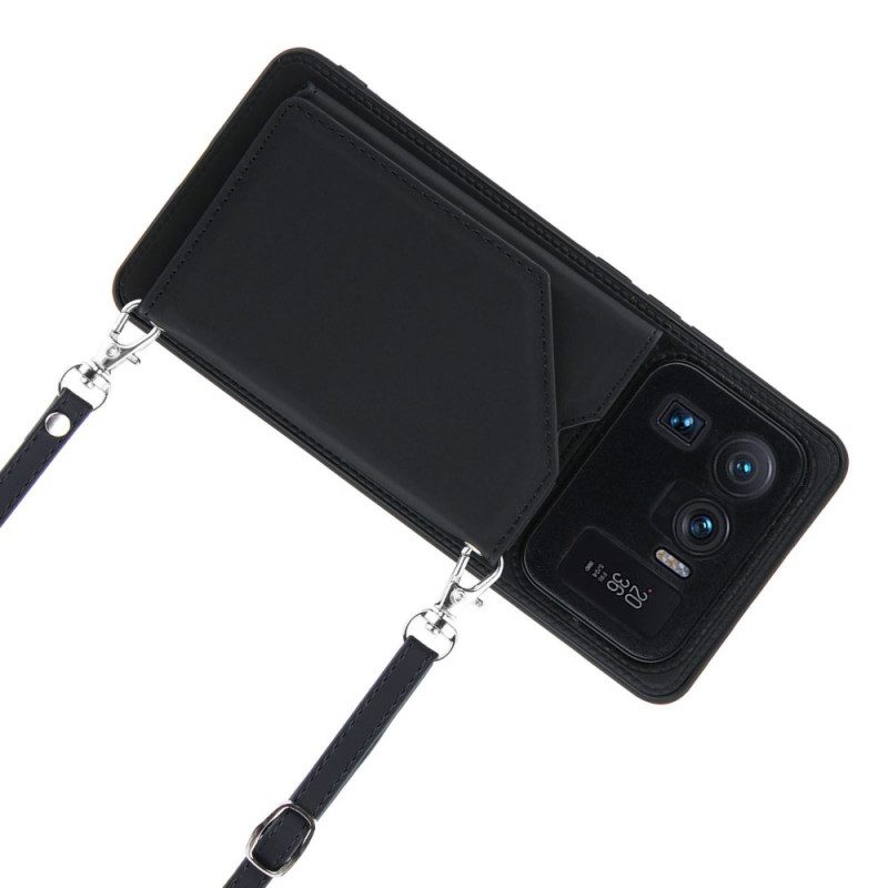 Skal För Xiaomi Mi 11 Ultra Multi-card Holder Lanyard