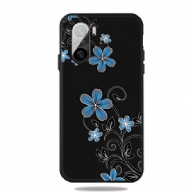 Skal För Xiaomi Mi 11i 5G / Poco F3 Blå Blommor