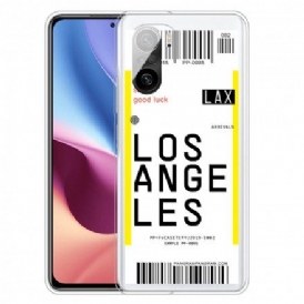 Skal För Xiaomi Mi 11i 5G / Poco F3 Boardingkort Till Los Angeles