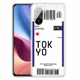 Skal För Xiaomi Mi 11i 5G / Poco F3 Boardingkort Till Tokyo