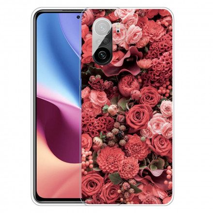 Skal För Xiaomi Mi 11i 5G / Poco F3 Intensiva Blommor