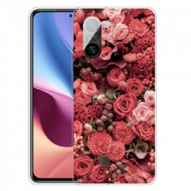 Skal För Xiaomi Mi 11i 5G / Poco F3 Intensiva Blommor