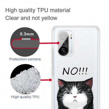 Skal För Xiaomi Mi 11i 5G / Poco F3 Katten Som Säger Nej