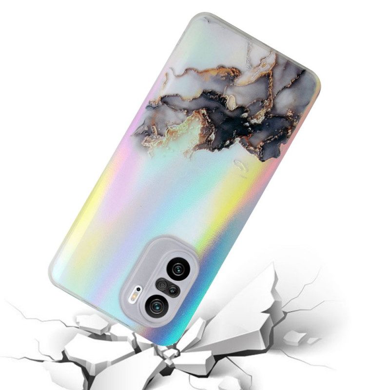 Skal För Xiaomi Mi 11i 5G / Poco F3 Lasereffektmarmor