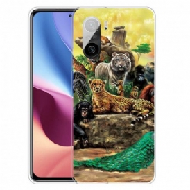 Skal För Xiaomi Mi 11i 5G / Poco F3 Safaridjur