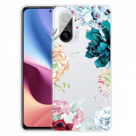 Skal För Xiaomi Mi 11i 5G / Poco F3 Sömlösa Akvarellblommor