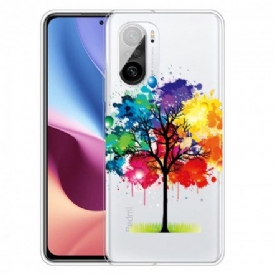 Skal För Xiaomi Mi 11i 5G / Poco F3 Transparent Akvarellträd