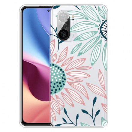 Skal För Xiaomi Mi 11i 5G / Poco F3 Transparent En Blomma