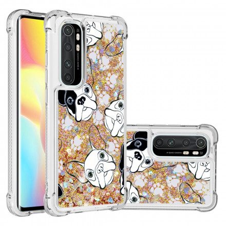 Skal För Xiaomi Mi Note 10 Lite Herr Glitter Dog