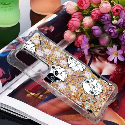 Skal För Xiaomi Mi Note 10 Lite Herr Glitter Dog