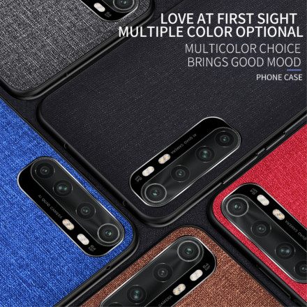 Skal För Xiaomi Mi Note 10 Lite Klädstruktur