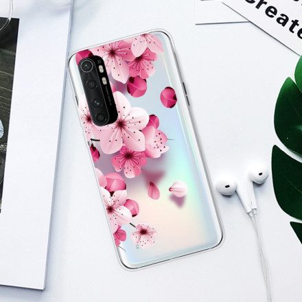 Skal För Xiaomi Mi Note 10 Lite Ren Rosa Blomma