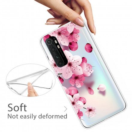 Skal För Xiaomi Mi Note 10 Lite Ren Rosa Blomma