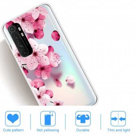 Skal För Xiaomi Mi Note 10 Lite Ren Rosa Blomma