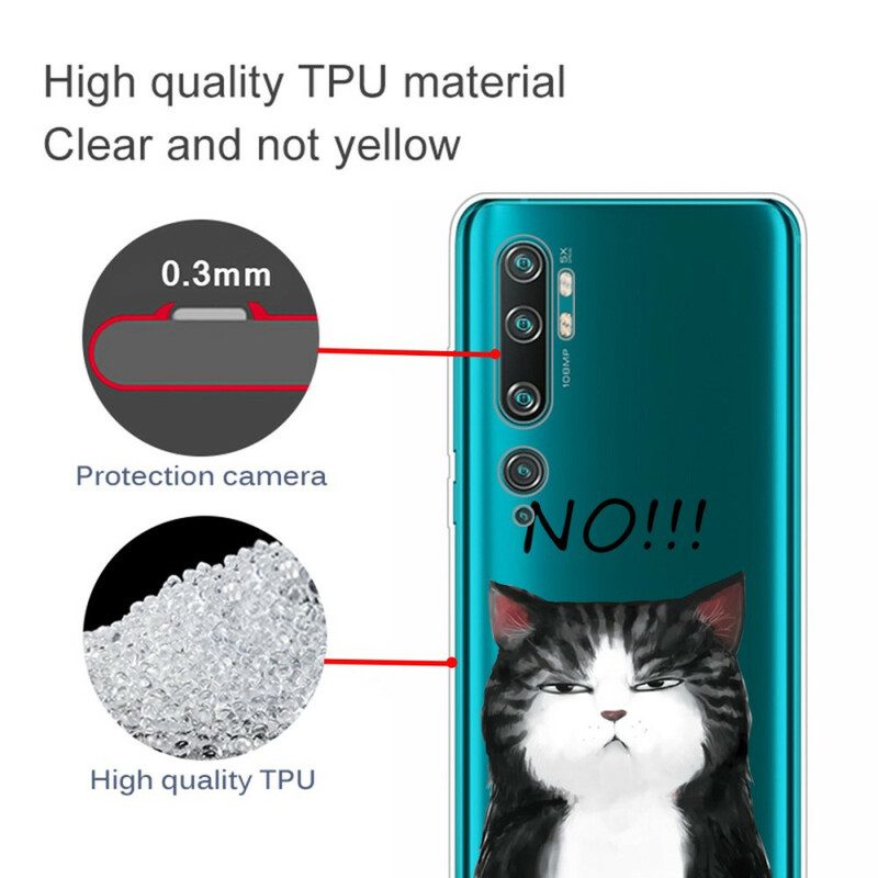 Skal För Xiaomi Mi Note 10 / 10 Pro Katten Som Säger Nej