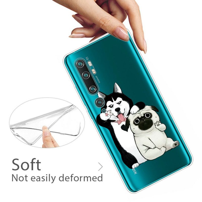 Skal För Xiaomi Mi Note 10 / 10 Pro Roliga Hundar