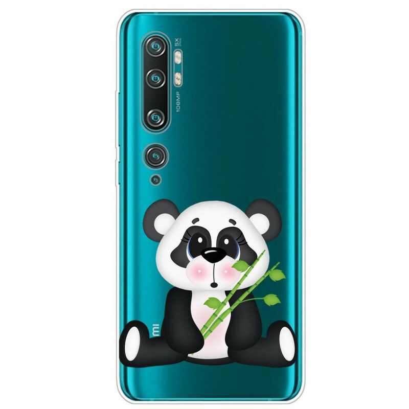 Skal För Xiaomi Mi Note 10 / 10 Pro Transparent Sad Panda