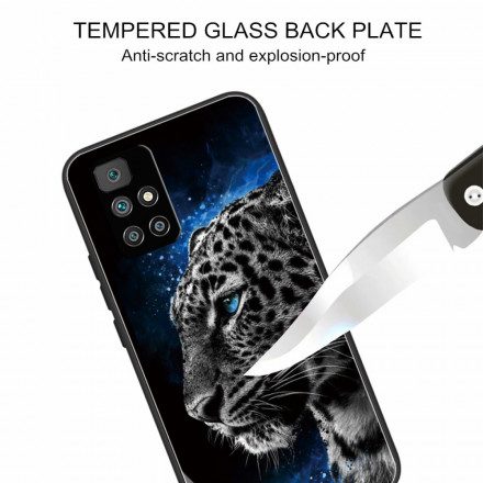 Skal För Xiaomi Redmi 10 Feline Face Härdat Glas