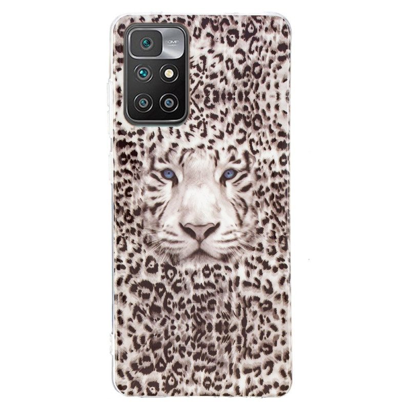 Skal För Xiaomi Redmi 10 Fluorescerande Leopard