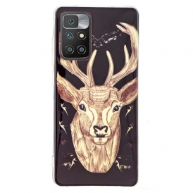 Skal För Xiaomi Redmi 10 Fluorescerande Majestic Stag