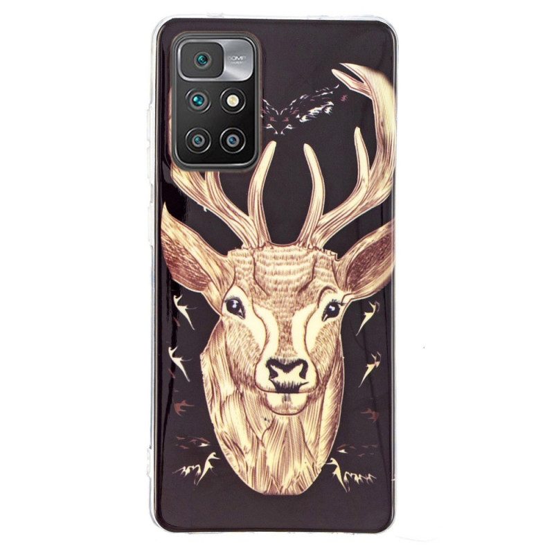 Skal För Xiaomi Redmi 10 Fluorescerande Majestic Stag