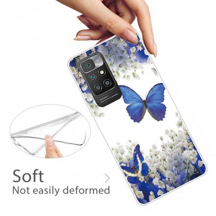 Skal För Xiaomi Redmi 10 Flygande Fjärilar