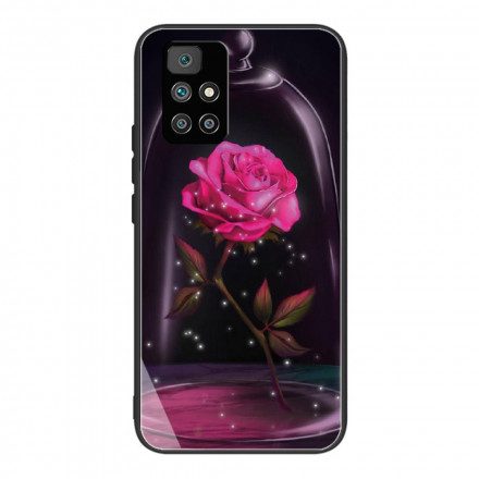 Skal För Xiaomi Redmi 10 Magiskt Rosa Härdat Glas