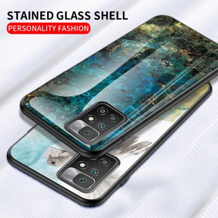 Skal För Xiaomi Redmi 10 Marmorfärger Härdat Glas