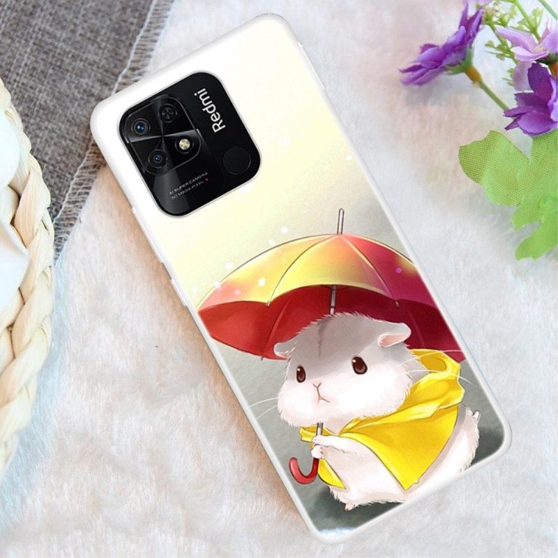 Skal För Xiaomi Redmi 10C Hamster I Regnet