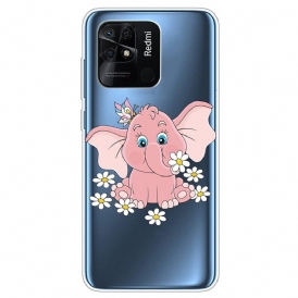 Skal För Xiaomi Redmi 10C Pink Elephant Transparent