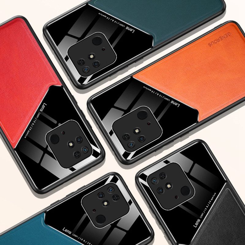 Skal För Xiaomi Redmi 10C Premium Konstläder