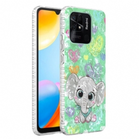 Skal För Xiaomi Redmi 10C Snygg Elefant