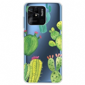 Skal För Xiaomi Redmi 10C Transparent Kaktus