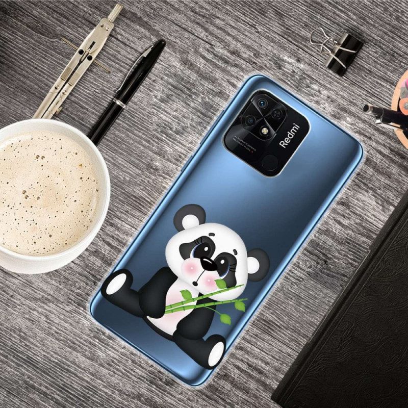 Skal För Xiaomi Redmi 10C Transparent Pretty Panda